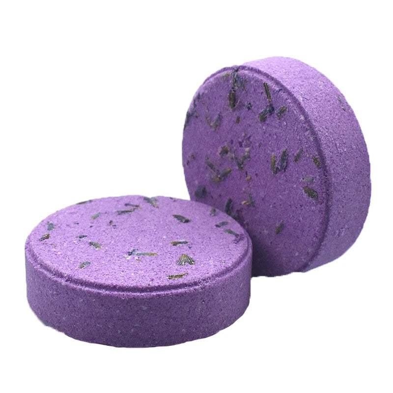 Shower Steamers Aromatherapy - Variety Pack of 6 Shower Bombs with Essential Oils. Self Care Christmas Gifts for Women and Stocking Stuffers for Adults and Teens. Purple Set